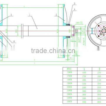 High Quality Weaving Loom Beam for Looms With Projectile
