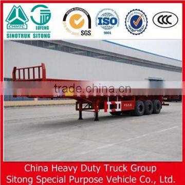 Sitong Trailer Flatbed Semi Trailer With Sidewall for Online Shopping photo-2