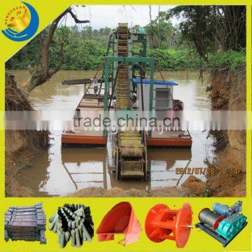 New Condition Chain Bucket Gold Dredger for Export photo-3