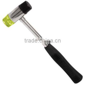 yellow and black steel tube install hammer plastic hammer made in China