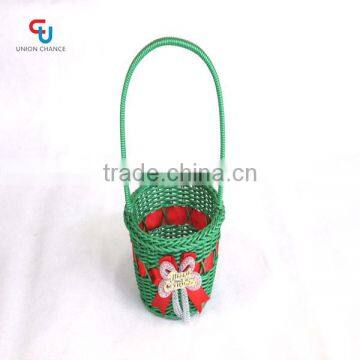 woven christmas basket wholesale from yiwu market for christmas