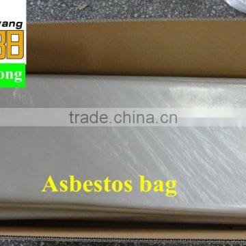 Asbestos packaging clear waste plastic bags