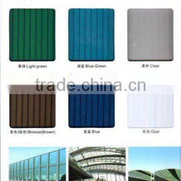 multiwall sheet for roofing/decoration