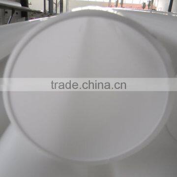 ISO standard white color pvc water pipe