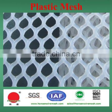 white extruded mesh/extruded plastic mesh/netting/plastic plain net