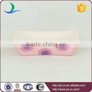 Pink Patterns Decal Ceramic Decorative Bath Sets And Accessories photo-5