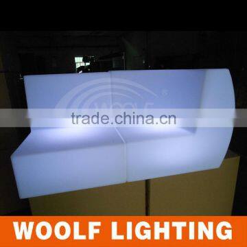 Club Hotel Color Changing LED Bar Illuminated Sofa Chair photo-6