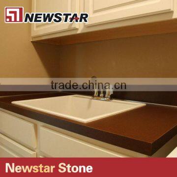 Newstar villa project artificial stone banjo vanity top