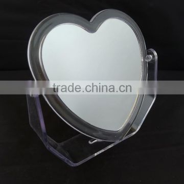 Special heart type swivel mirror for makeup