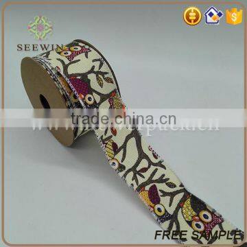 Custom Linen Printed Ribbon of Various Patterns photo-5