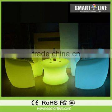 plastic chair covers for wedding waterproof for decoration modern led stool/modern piano stool/led bar stool