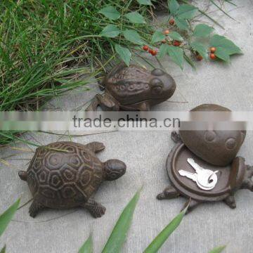 Cast iron small animal statue handicraft for home decorative