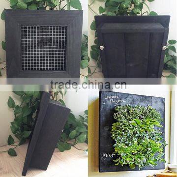 Wall-mounted Wooden Flower Pot Wooden Flower Box Outdoor Wall Deco photo-4