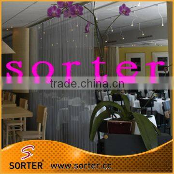 New design metal chain mail curtain for restaurant partition