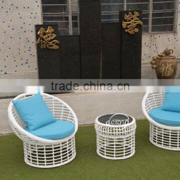 wholesale Cheap high-tech bird's nest rattan chairs outdoor garden rattan table & chair