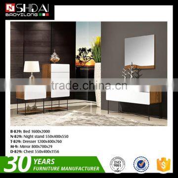2016 Hot Sale New Model Wooden Bedroom Furniture Set B-829 photo-5