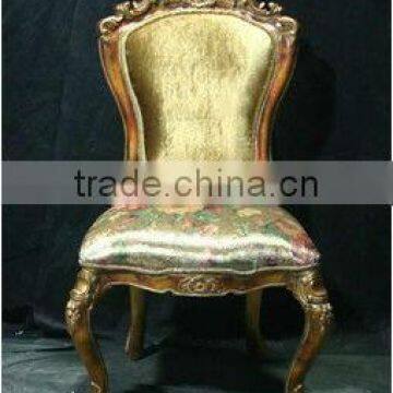 Antique Victorian Living Room Fabric Chair for Home Usage photo-4