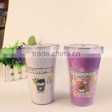PS Double Wall 450ml Color Changing Tumbler With Oem Design photo-2