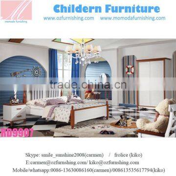 RD9907 hot sale 2017classic brown N white traditional matching bedroom cheap home furniture queen size king size bedroom set