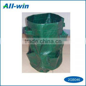 hot selling new garden use potable PE woven planting bag with pockets