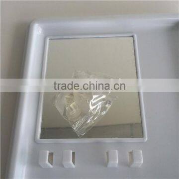 Cosmetic Mirror Makeup Mirror Bathroom Mirror With Sucker and Shelf photo-3