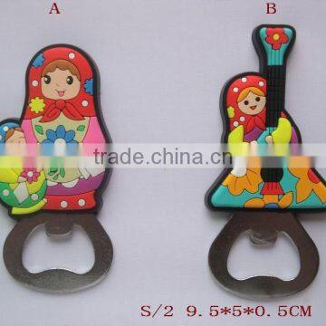 russia souvenirs new Matryoshka doll design refrigerator magnet bottle opener