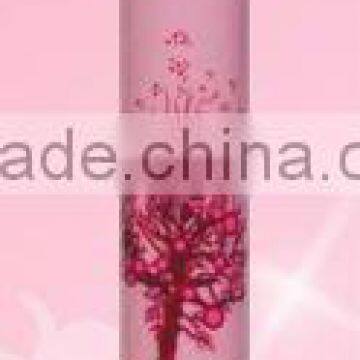 pink color tree design wine bottle umbrella