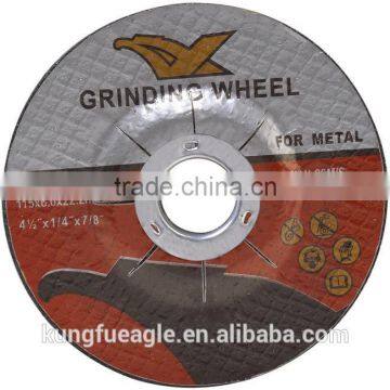 115*6*22.2mm Depressed Center Grinding Disc for metal