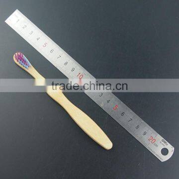 Blue Protect Crystal-like Handle Kids Wonderful Bamboo Toothbrush photo-6