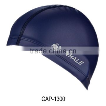 Fashional swim cap,fashional swimming cap with PU coating(CAP-1300)