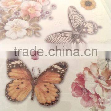 Light Brown Color Butterfly Glitter Sticker, Popular Design Decorative Shinny Glitter Sticker photo-3