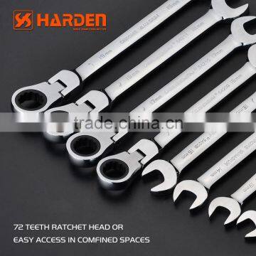 Professional Flexible Combination Ratchet Wrench