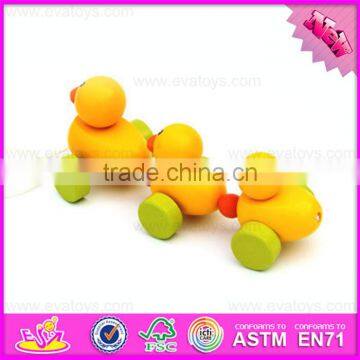 2016 Top Sale Kids Wooden Yellow Duck Toy W05B146 photo-4