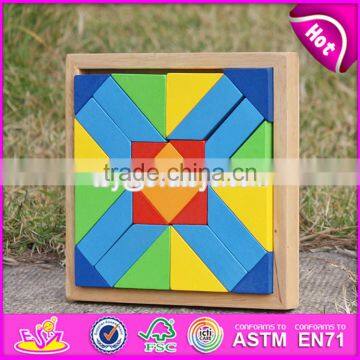 2017 Best Design 25 Pieces Kids Educational Wooden Blocks Toys W13A128-S photo-3
