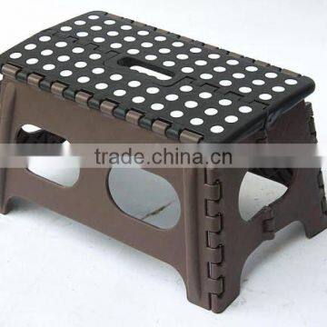High Quality Plastic Folding Step Stool With Beautiful Painting photo-4