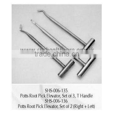 Potts Root Pick elevator , Set OF 2 , ( Left + Right )