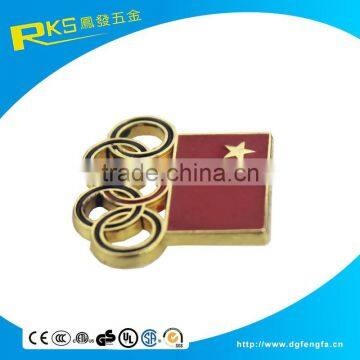 Promotional Five- Interlocked Rings Shaped Badge in Hot Sale photo-4