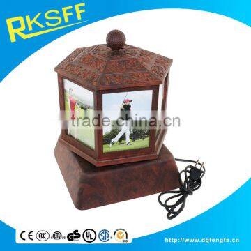 Big Photo Frame,hexagon Shape Can 360 Rotate Photo Frame photo-5