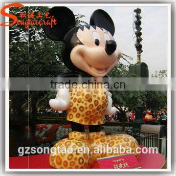 Newest Guangzhou Life Size Rasin Mickey& Minnie Mouse Statue Molds for Sale