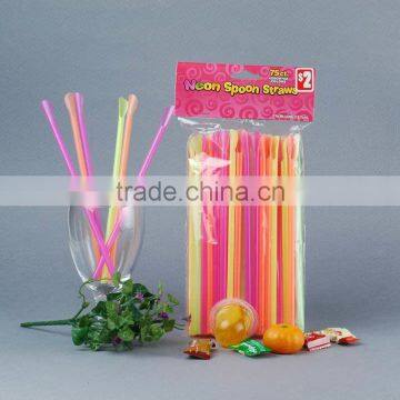 Big Drinking spoon straws 250*4mm