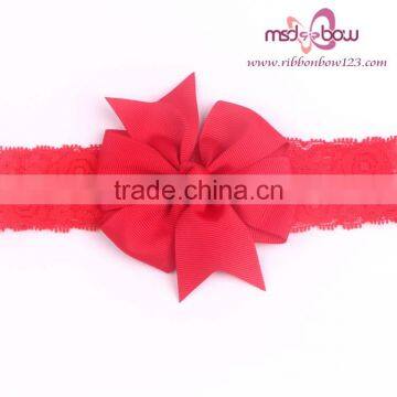 Purple Grosgrain Ribbon Headbands for Baby Girls photo-2