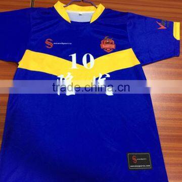 New Design Custom Team Stitching Rugby Jersey photo-3