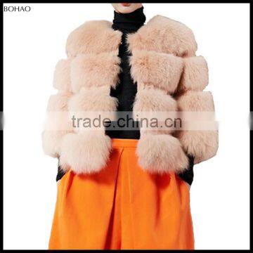 Noble And Beautiful Fashion Favorite Faux Fox Fur Women Winter Dinner Jacket Coat Overcoat