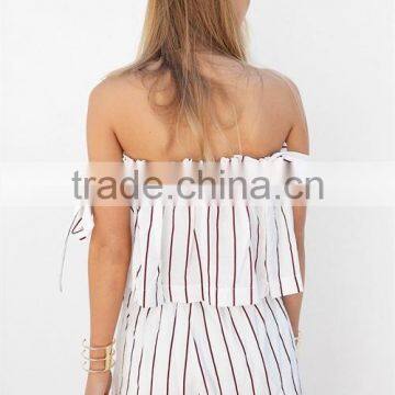 2017 Fashion Printing off Shoulder Top With Women Short New Design Ladies Suit photo-5