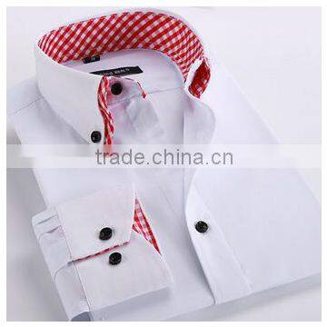 Made in China Man Shirts Wholesale Men's Dress Long Sleeve Shirt photo-4