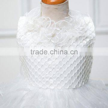 MGOO High Quality Elegant Red Christmas Dress For Girl Autumn Sleeveless Ball Gown For Infant 5620 photo-3