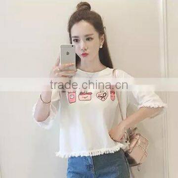 The New Fashion Joker 2017 Short Sleeve T-shirt Girl photo-2