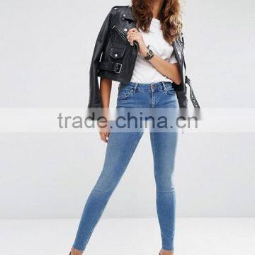 Wholesale New Elastic Slim Denim Latest Design Pencil Skinny Woman Jeans photo-4