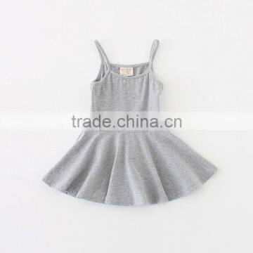 Latest New Design Cotton Spandex Infant Dresses Baby Little Girls Casual Summer Dresses photo-3