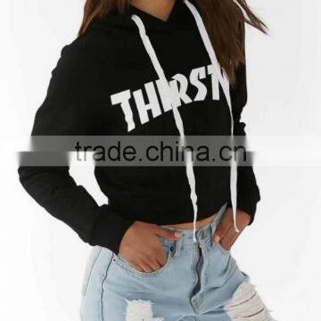Runwaylover 141 2017 Ladies Fashion Short Style Printed Hoodie photo-3